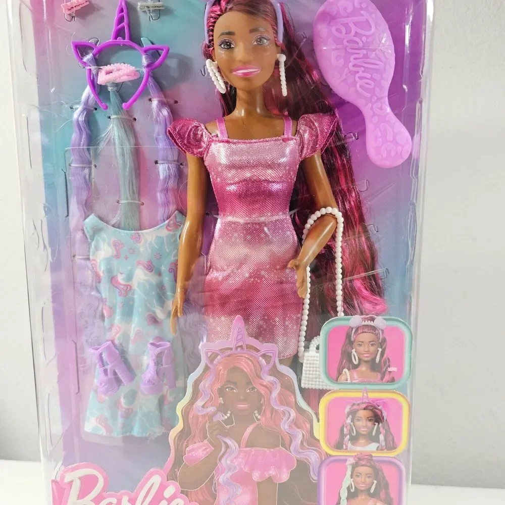 Barbie Fun‎ & Fancy Hair Doll Play Set Unicorn 12